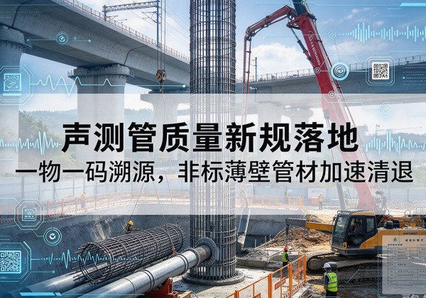 工布江达声测管质量新规落地，一物一码溯源，非标薄壁管材加速清退